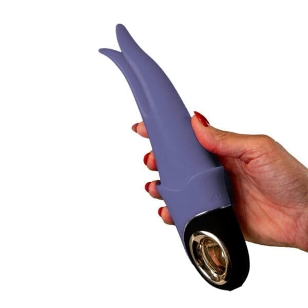 Dual Tongue Clitoral Vibrator (Shadow Blue)
