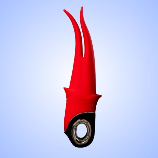 Dual Tongue Clitoral Vibrator (Shadow Red)
