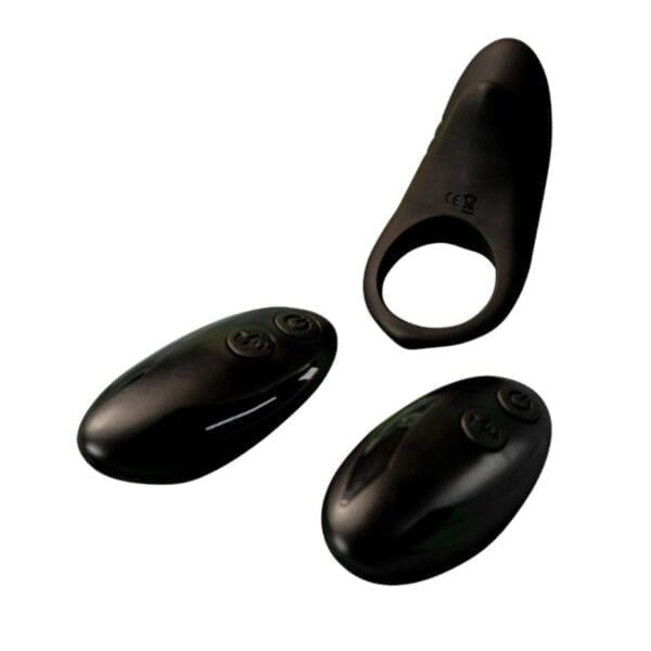 Remote Controlled Shark Cock Ring Black