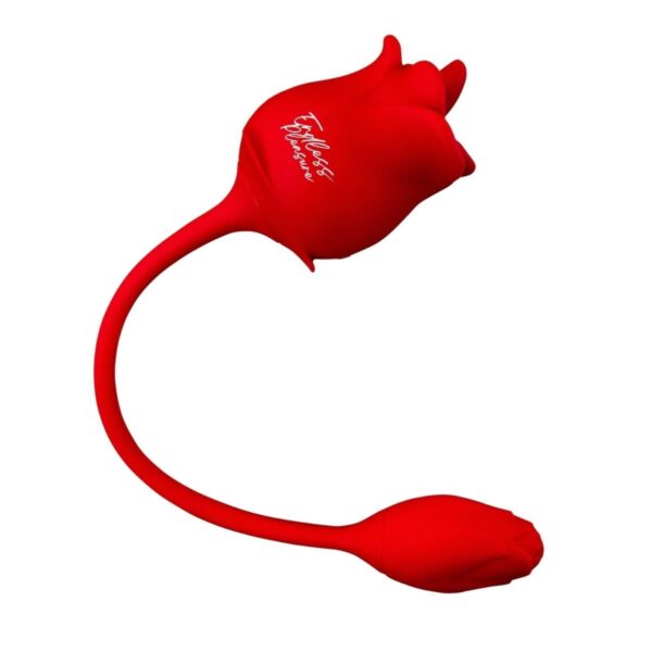 Rose 2 in 1 Licking and Thrusting Vibrator (4) Rose 2 in 1 Licking and Thrusting Vibrator