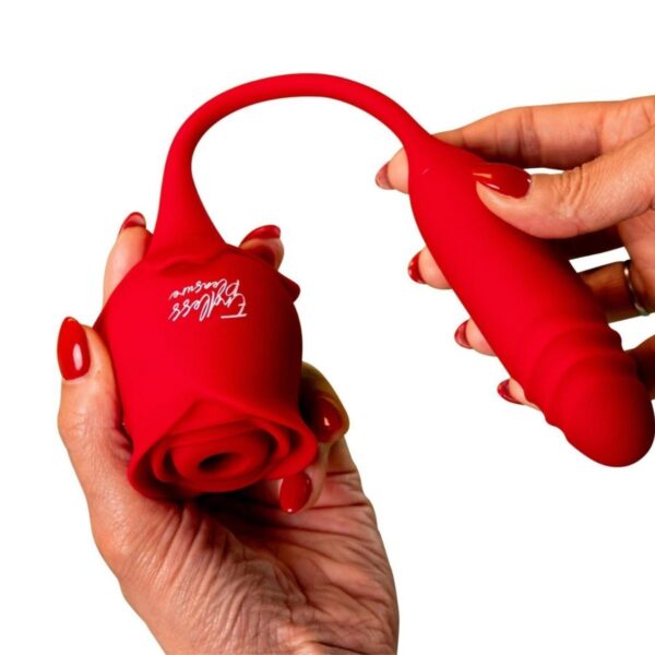 Rose Knight 2 in 1 Suction and Thrusting Vibrator