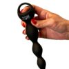 USK-A05BLACK1N7A8715.jpg Beaded Vibrating Anal Teaser