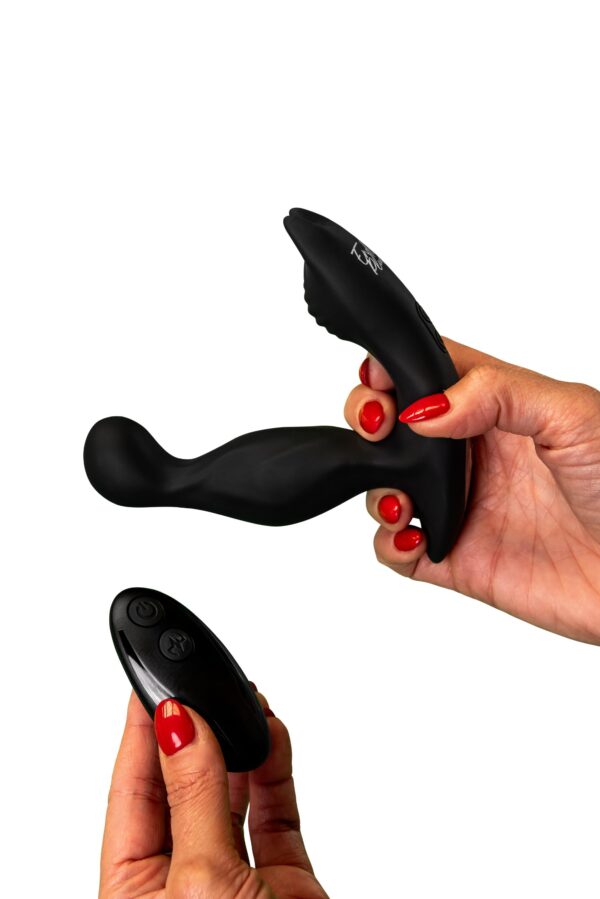 USK-P01BatKingWithRemoteBLACK1N7A8692.jpg Dual G Spot Remote Controlled Vibrator