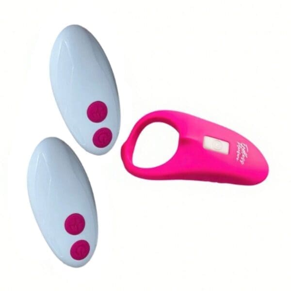 Remote Controlled Shark Cock Ring Pink