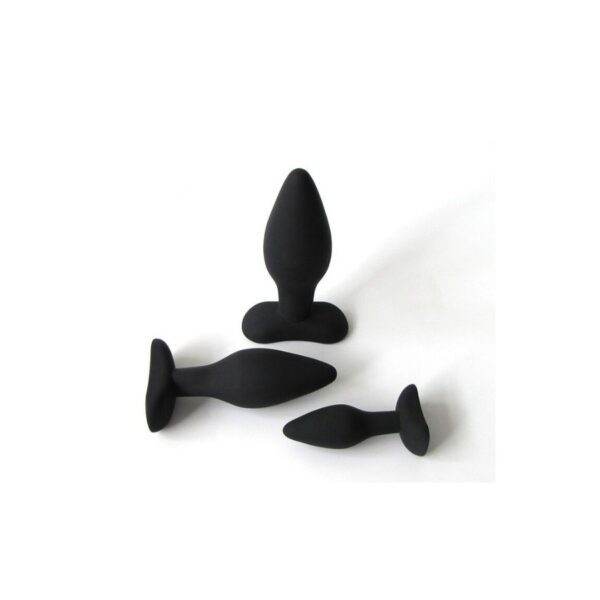 Deep Pleasure Silicone Anal Butt Plug Set