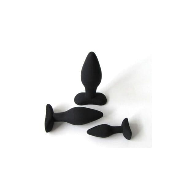 Deep Pleasure Silicone Anal Butt Plug Set