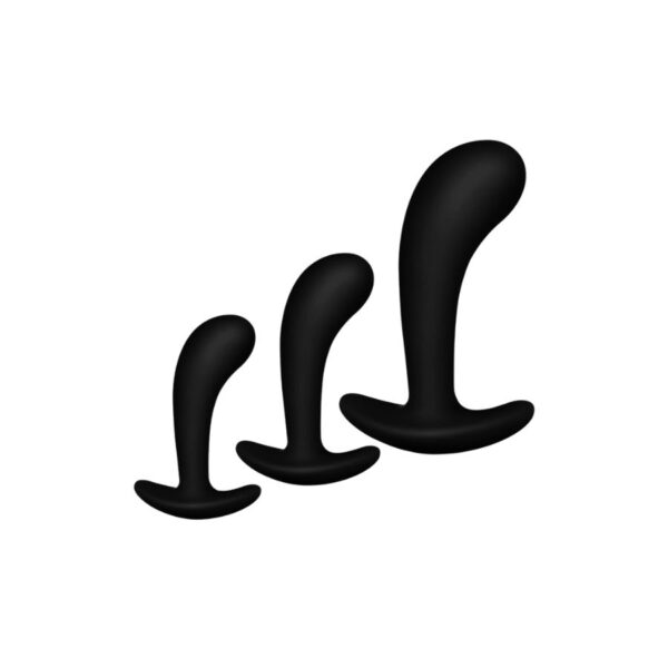 Naughty Nights Curved Anal Plug Set