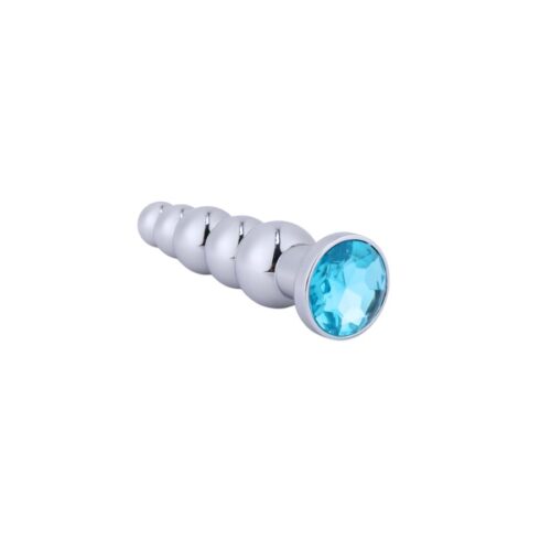 Bejewelled Silver Butt Plug