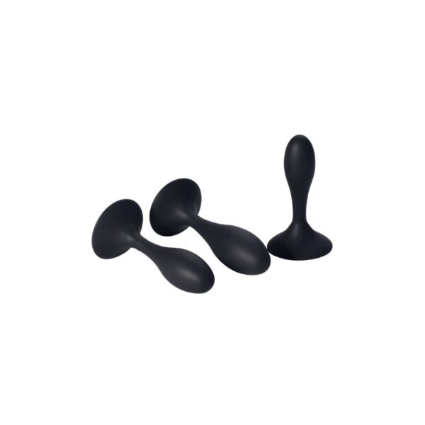 Suction Cup Silicone Butt Plug Set