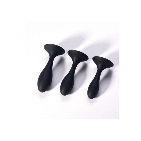 Suction Cup Silicone Butt Plug Set