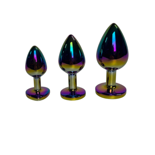 Jewelled Rainbow Butt Plugs