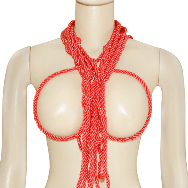 10m Soft Nylon Restraint Rope – High-Gloss Shibari & Bondage Rope (2) 10m Soft Nylon Bondage Rope