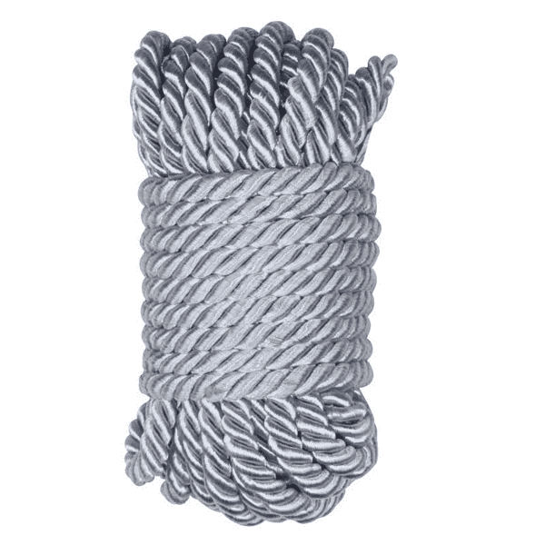 10m Soft Nylon Restraint Rope – High-Gloss Shibari & Bondage Rope (9) 10m Soft Nylon Bondage Rope