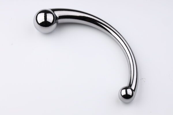 Dual-Ended G-Spot & Anal Metal Plug (8) Stainless Steel Double Ended Wand