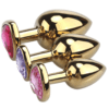 Golden Heart Jewelled Butt Plug
