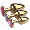 Golden Heart Jewelled Butt Plug
