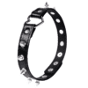Heart-Shaped Punk Metal Rivet Collar (1) Heart-Shaped Punk Metal Rivet Collar