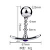 Jeweled Metal Anchor Elf Plug - Type D (2) Jewelled Anchor Butt Plug