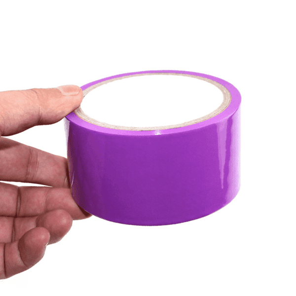 Portable Static-Adhesive Tape – 10m Hair-Safe Skin-Friendly Restraint (4) Bondage Tape
