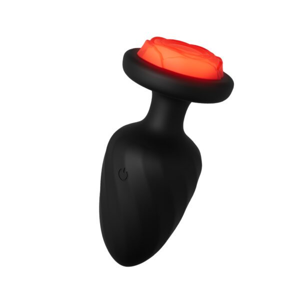 Remote Controlled Flashing Red Butt Plug
