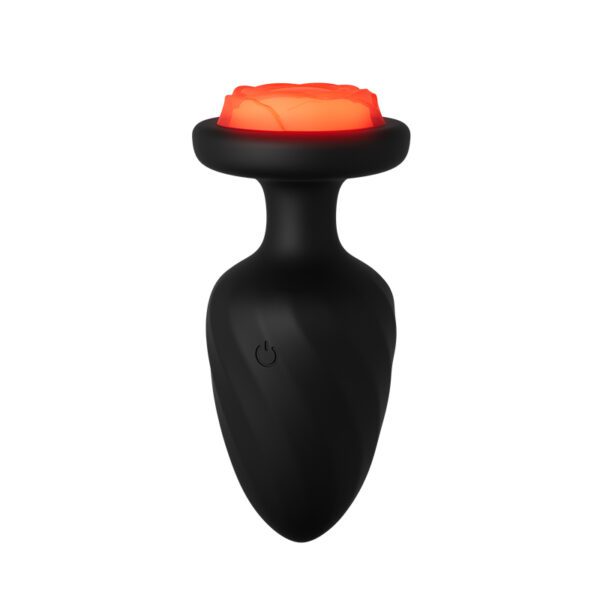 Remote Controlled Flashing Red Butt Plug
