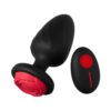 Remote Controlled Flashing Red Butt Plug