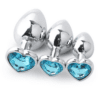 Silver Jewelled Butt Plug