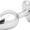 Silver Jewelled Butt Plug