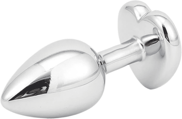 Silver Jewelled Butt Plug