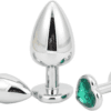 Silver Jewelled Butt Plug