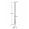 Stainless Steel Urethral Rod (5) Stainless Steel Urethral Rod