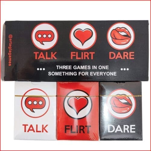 Talk Flirt Dare 3 in 1 Couple's Game