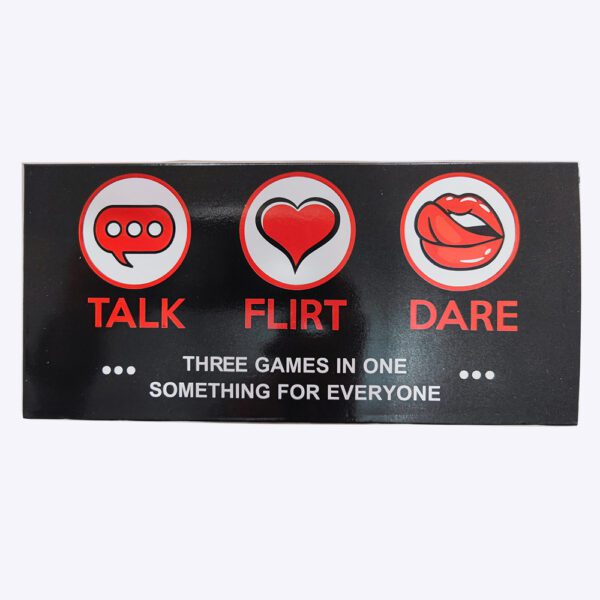 Talk Flirt Dare 3 in 1 Couple's Game