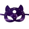 Purple BDSM Cat Mask