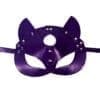 Purple BDSM Cat Mask