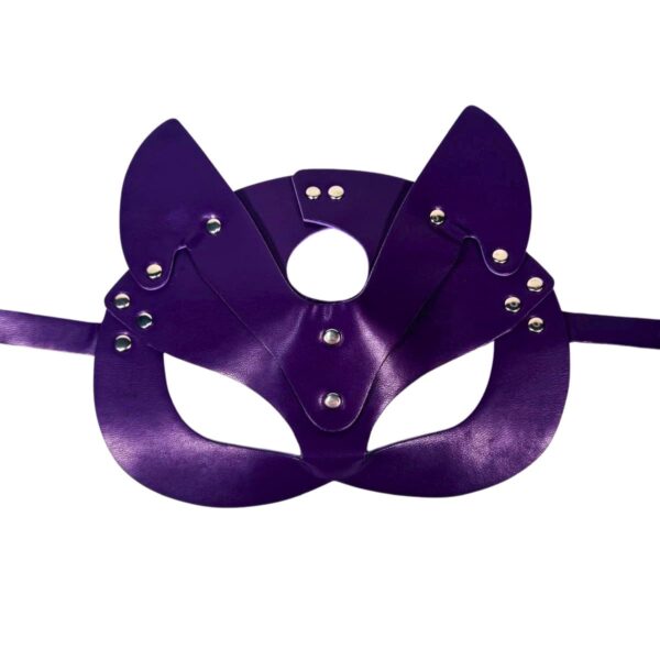 Purple BDSM Cat Mask