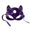 Purple BDSM Cat Mask
