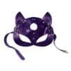 Purple BDSM Cat Mask
