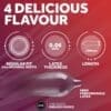 EXS Mixed Flavoured Condoms Pack of 48