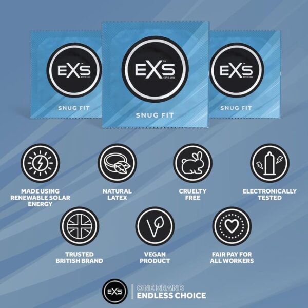 EXS Snug Fit Condoms Pack of 12