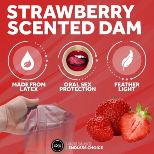 EXS Strawberry Oral Dam