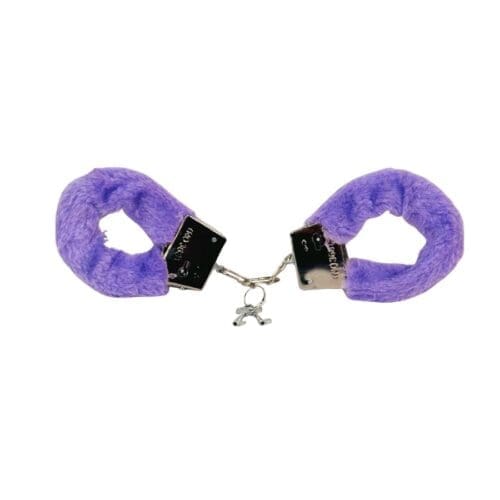Purple Fluffy Handcuffs