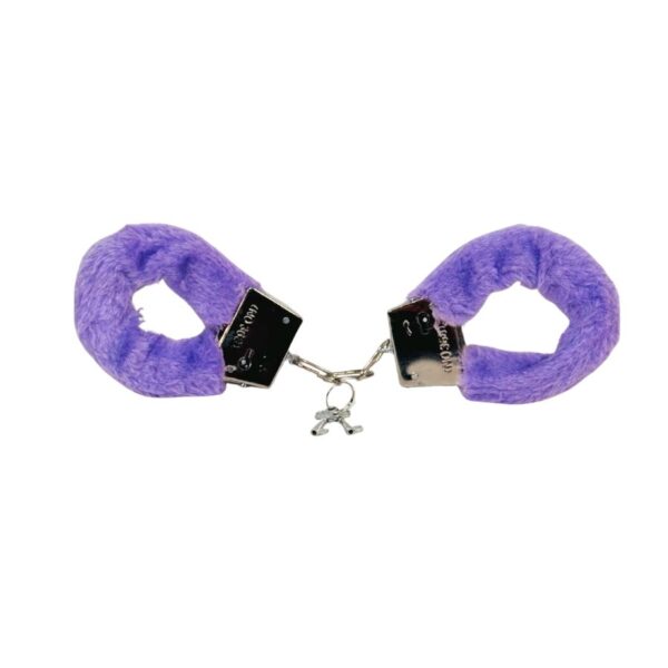 Purple Fluffy Handcuffs