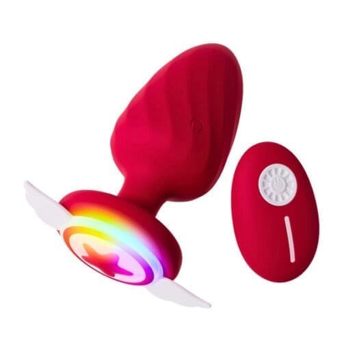 Rainbow Remote Butt Plug