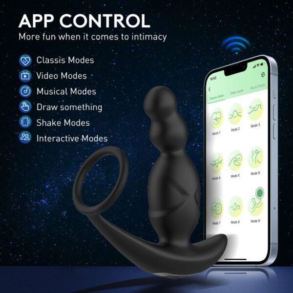 Bluetooth Butt Plug and Cock Ring Bluetooth Butt Plug and Cock Ring