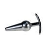 Indulge in a luxurious experience with this premium stainless steel butt plug, crafted for those who desire an intense and thrilling adventure. The sleek, tapered tip slides in effortlessly, gradually expanding to provide a satisfying stretch, while the smooth, polished surface ensures comfort with every movement. As the plug fills you, the weight of the steel creates a unique, deep pressure that enhances your every sensation, intensifying pleasure with each thrust or shift in position. The ergonomic design features a flared base for added safety and control, letting you lose yourself in the experience with confidence. Whether you're exploring new realms of self-pleasure or sharing this sensation with a partner, its perfect balance of firmness and comfort takes you to new depths of erotic enjoyment. With its eye-catching, shiny finish, this elegant piece not only delivers physical satisfaction but also adds a touch of luxury to your intimate collection. If you crave power, pleasure, and the ultimate in sensory indulgence, this stunning metal plug is the ultimate toy for your desires." Anchor Stainless Steel Butt Plug