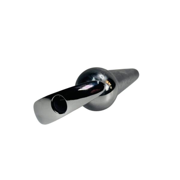 Indulge in a luxurious experience with this premium stainless steel butt plug, crafted for those who desire an intense and thrilling adventure. The sleek, tapered tip slides in effortlessly, gradually expanding to provide a satisfying stretch, while the smooth, polished surface ensures comfort with every movement. As the plug fills you, the weight of the steel creates a unique, deep pressure that enhances your every sensation, intensifying pleasure with each thrust or shift in position. The ergonomic design features a flared base for added safety and control, letting you lose yourself in the experience with confidence. Whether you're exploring new realms of self-pleasure or sharing this sensation with a partner, its perfect balance of firmness and comfort takes you to new depths of erotic enjoyment. With its eye-catching, shiny finish, this elegant piece not only delivers physical satisfaction but also adds a touch of luxury to your intimate collection. If you crave power, pleasure, and the ultimate in sensory indulgence, this stunning metal plug is the ultimate toy for your desires." Anchor Stainless Steel Butt Plug