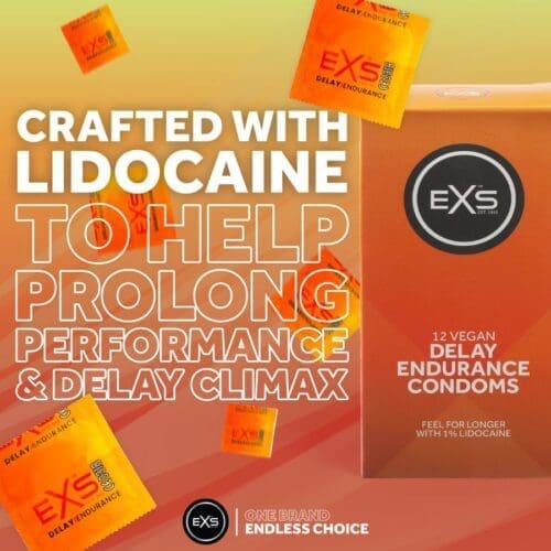 EXS Delay Endurance Condoms Pack of 12