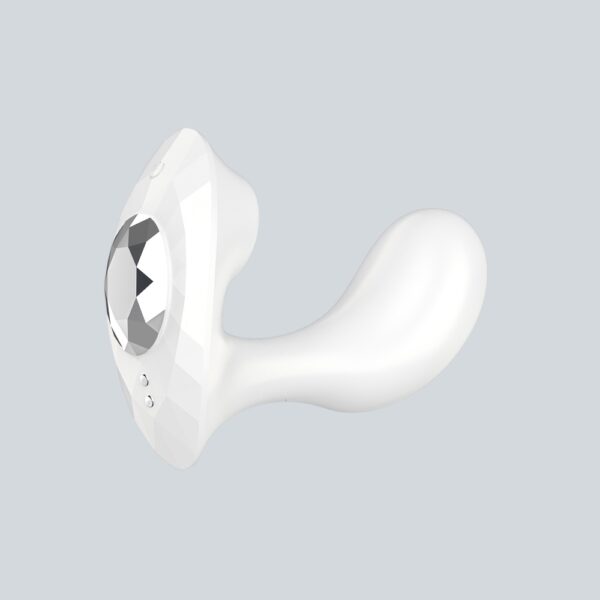 Luxe White Dual-Head Clitoral Stimulator