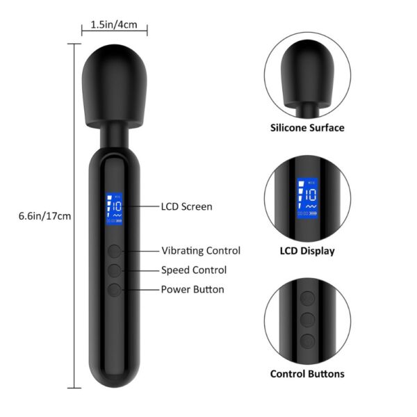 Black Wand Vibrator